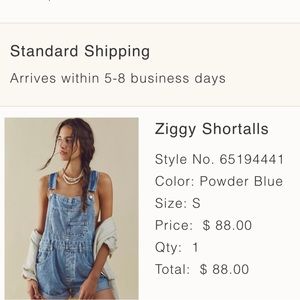 Free People Ziggy Shortalls